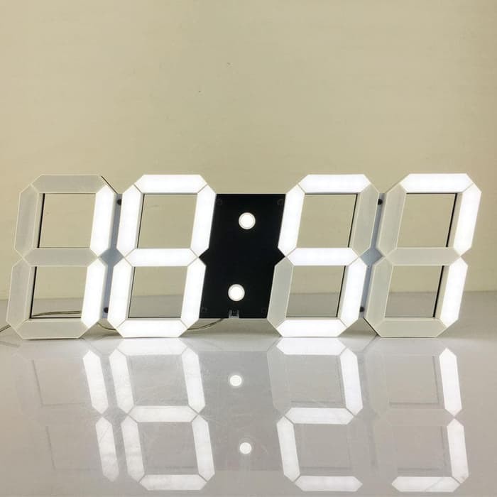 3D LED Digital Wall Clock