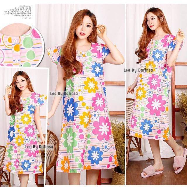 DASTER KARAKTER BAJU TIDUR BUSUI KANCING DEPAN