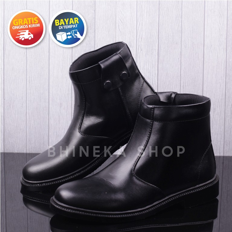 SEPATU KULIT ASLI PDH TNI SEPATU PDH POLRI SEPATU PDH SATPAM SECURITY SEPATU PDH PRIA RESELETING