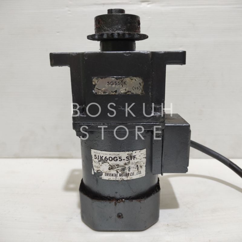 AC MOTOR GEARBOX 220V RATIO 1:50 30rpm 60W