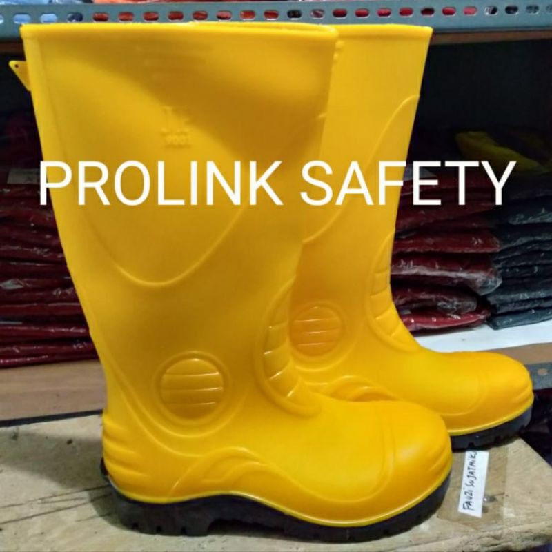 SEPATU KERJA AP BOOTS BOOT KARET KUNING PROYEK