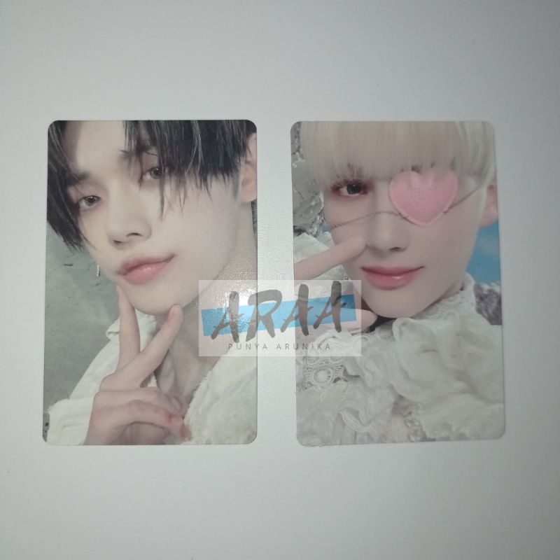 Yeonjun World Hueningkai Hyuka World Photocard TXT Tomorrow X Together