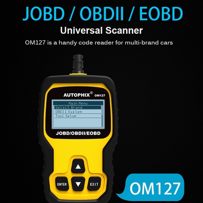 AUTOPHIX OM127 JOBD/OBDII/EOBD Obd2 Scanner Car Scanner Odb2 Car Diagnostic Tool Obd Car Diagnostic Scanner Automotive Scanner