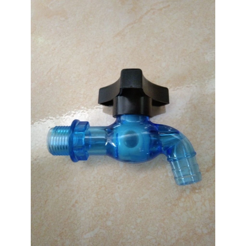 Kran Air Plastik Merk MDN Super Ukuran 1/2"