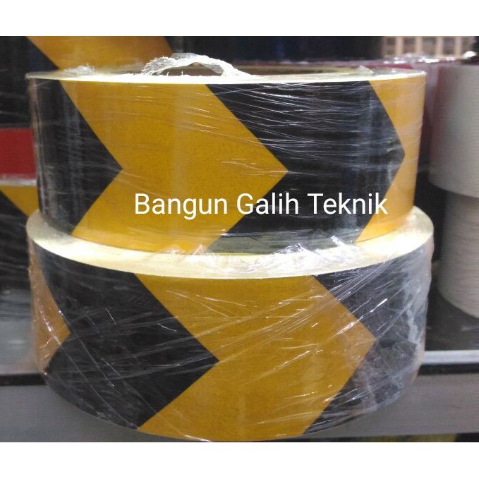 

KIWALITE STICKER Reflective 48mm X 54 m Araw Black Kuning