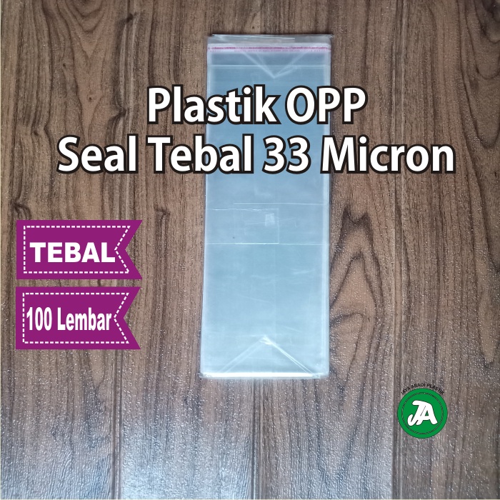 Jual Plastik Opp Lemseal 10 X 35 Cm Plastik Bening Tebal 33 Micron Isi 100 Lbr Shopee Indonesia 1976