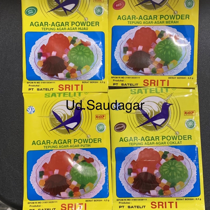 

Agar Agar Powder Satelit SRITI 6,5gr