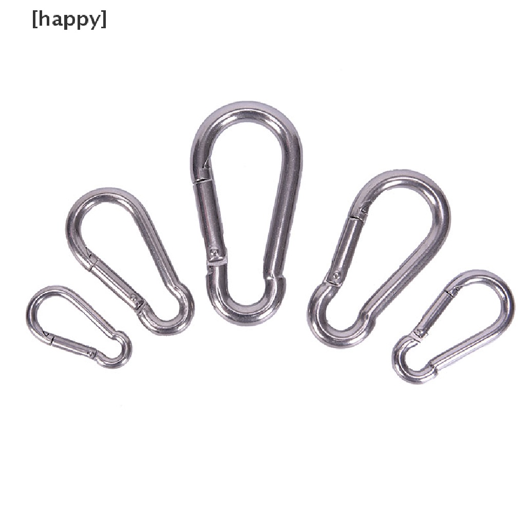 Ha Gantungan Kunci Carabiner Id Bahan Stainless Steel 304