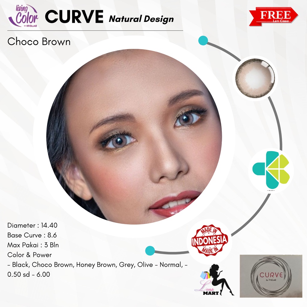 SOFTLENS CURVE BY IRIS LAB DIA. 14.4 NORMAL / NATURAL