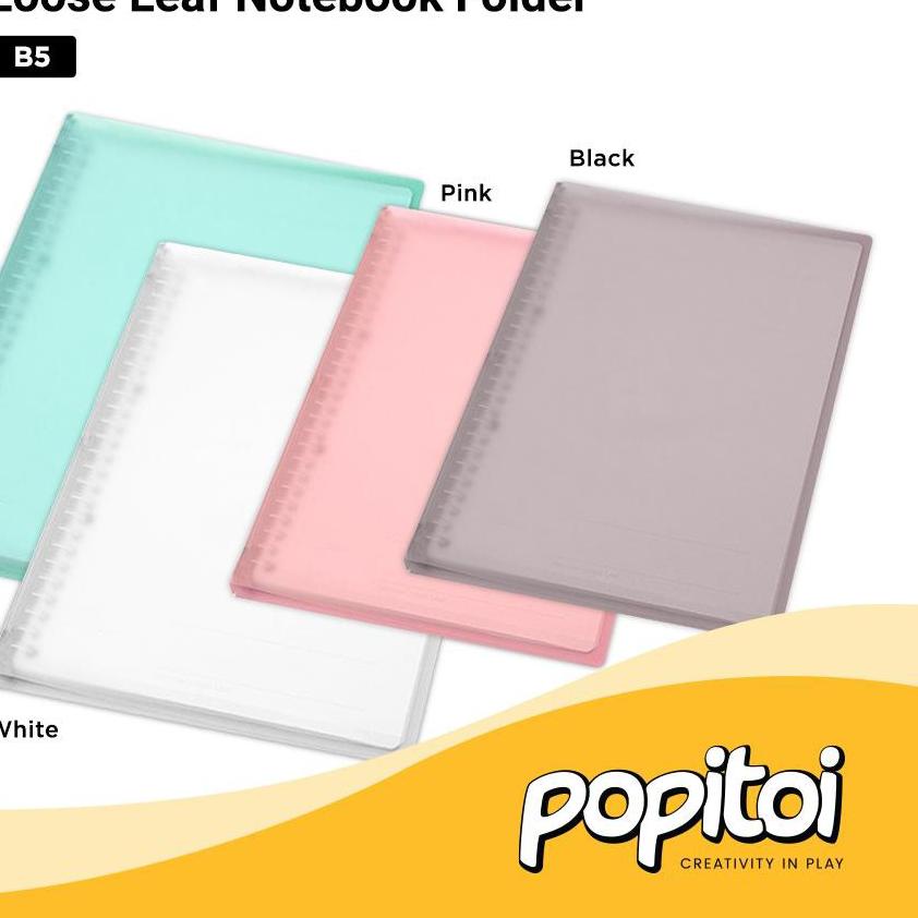 

BISA COD ✔️Soft Loose Leaf Binder Notebook Folder A5 B5 Kokuyo|RA4