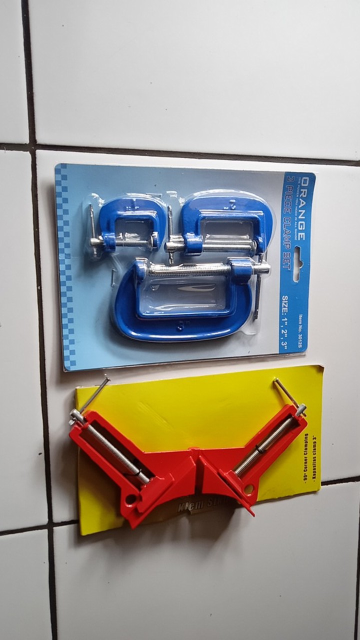 Catok Penyiku Siku Sudut Klem Kayu Pigura 90 Drajat Miter Corner Clamp