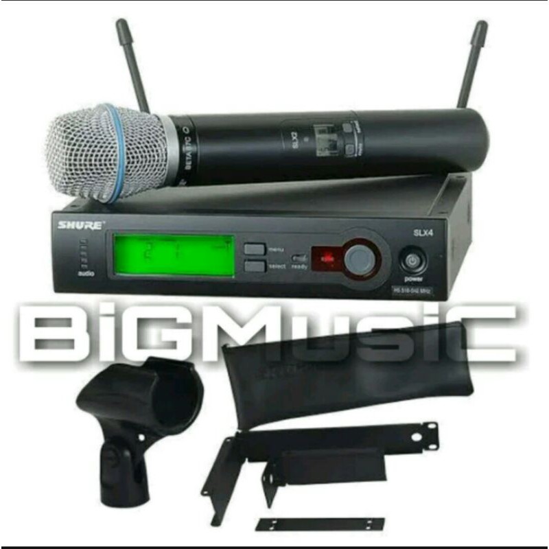 Mic Wireless Shure SLX 24 Beta 87 C Original Shure SLX24 Beta 87C