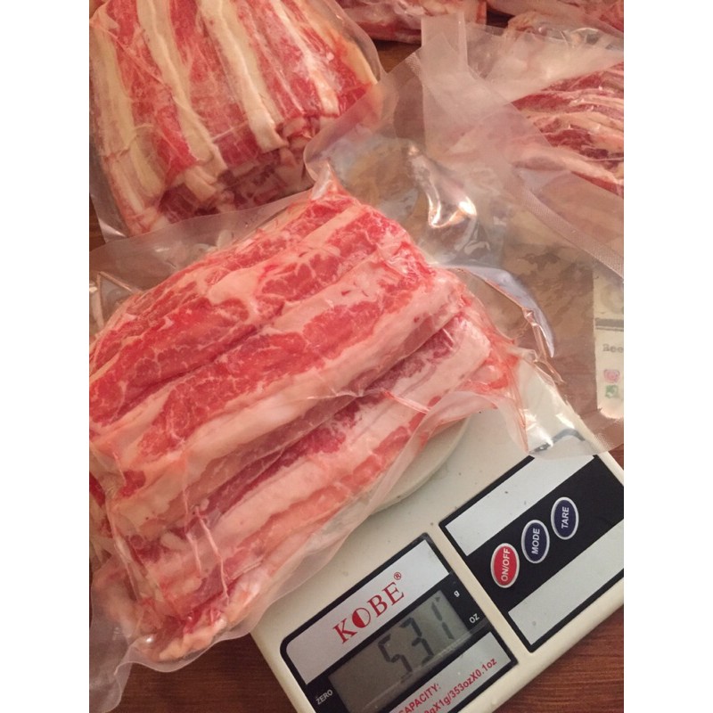

DAGING SAPI / Beef slice (shortplate) Us 500gr