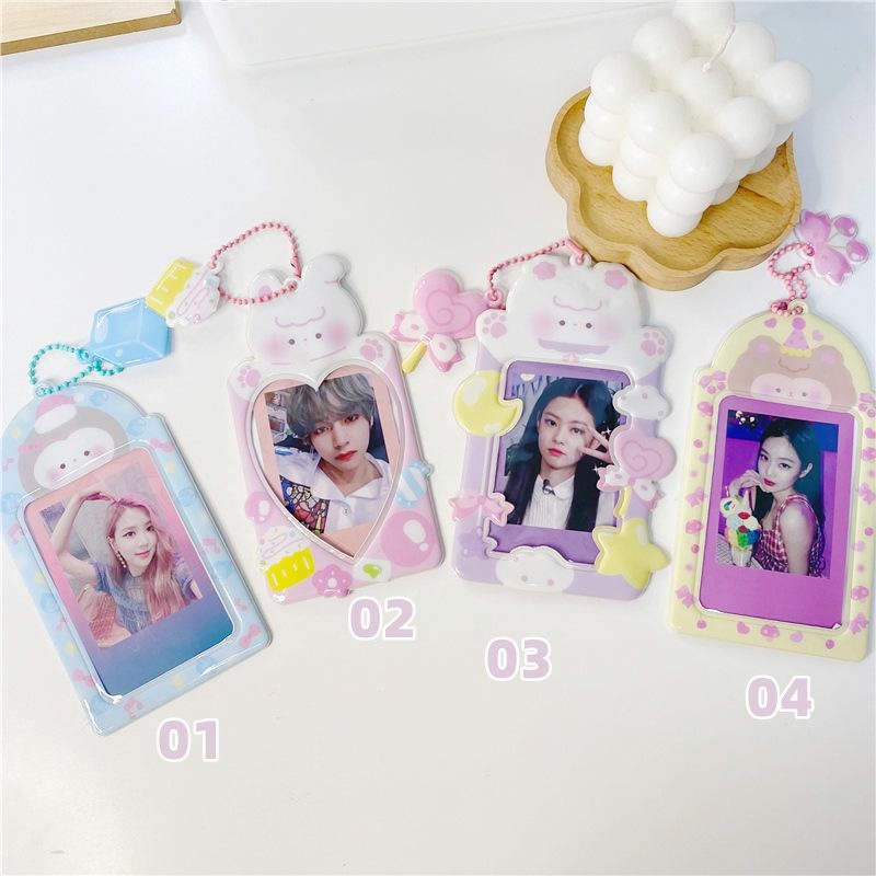 (Ready) Card Holder PVC Photocard Ballchain / Frame PC