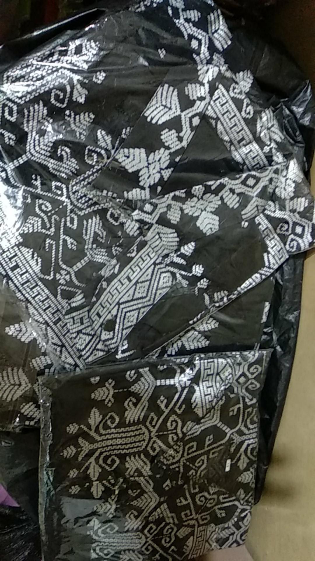 Baju Couple Ayah Dan Anak Motif Jarum Anjani Silver / Batik Anak Cowok Dan Ayah