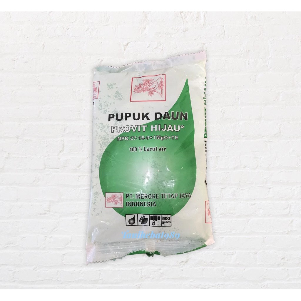 

provit hijau kemasan pabrik 500 gram
