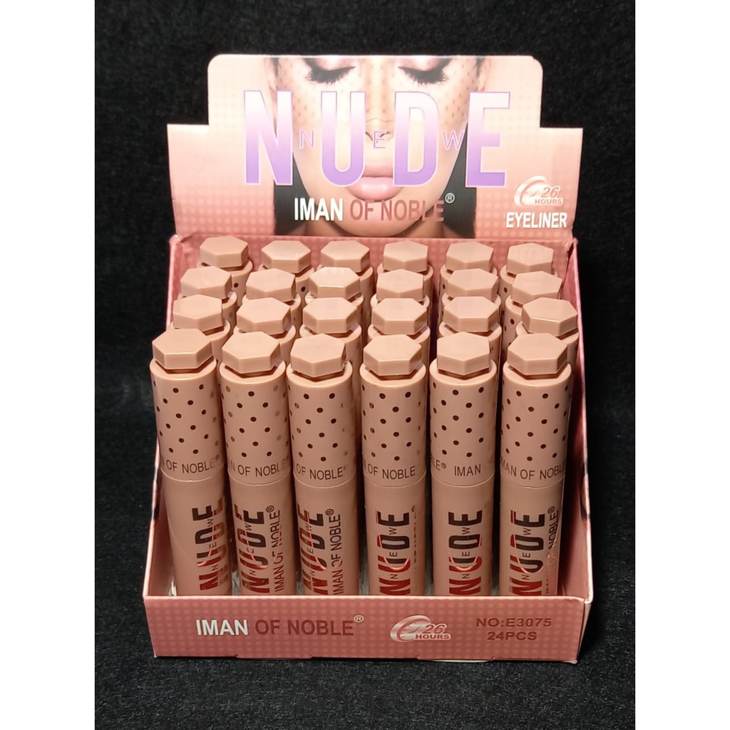 PROMO ECER!!!EYELINER NUDE WATERPROOF IMAN OF NOBLE E3075