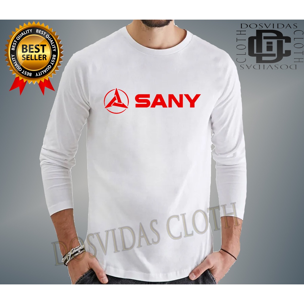 Import Quality MURAH BAJU KAOS LENGAN PANJANG SANY EXCAVATOR keren SANY