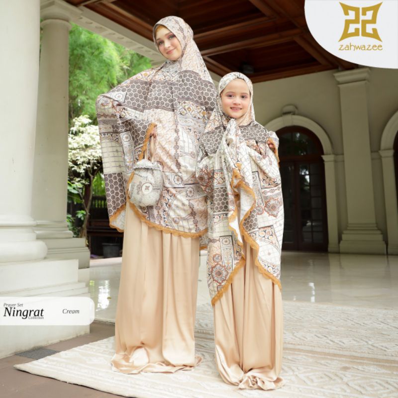 ZAHWAZEE / Mukena Mom and Kids by ZAHWAZEE / Mukena Premium / Mukena Syar'i /Mukena Cantik