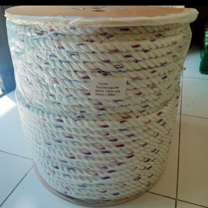 

TALI TAMBANG LANYARD PP ROPES 16 MM - 200 METER HAIDAR