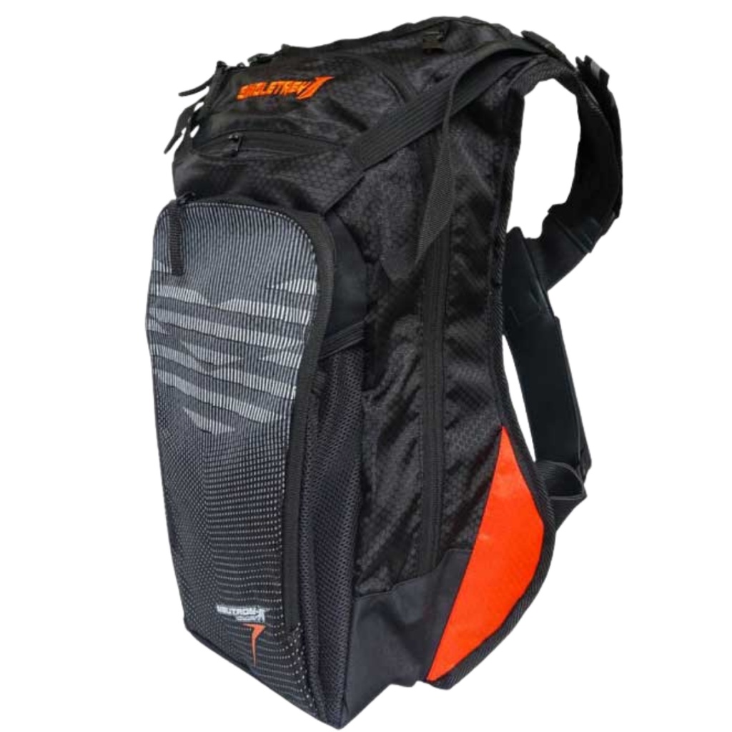 Tas Punggung Motorcross Tas Ransel Anti Goyang Singletrek Black Orange