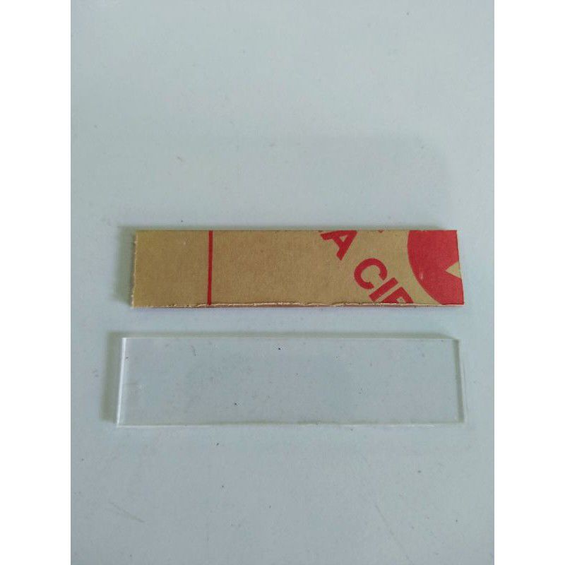 

Mika bening 2mm uk 2x8cm mika nama dada