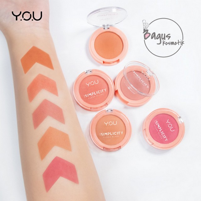 ⭐BAGUS⭐ THE SIMPLICITY FLUSH BLUSH BY Y.O.U / YOU MAKE UP BLUSH ON