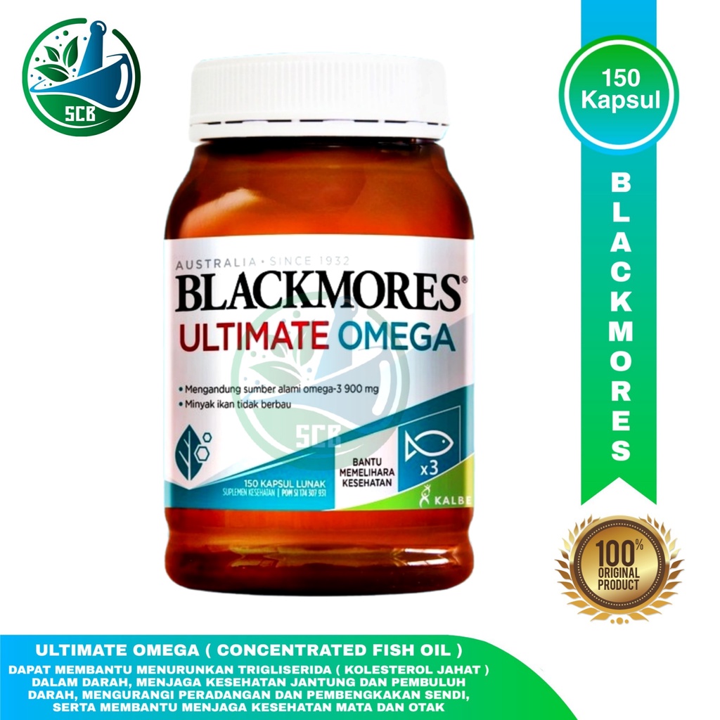 Blackmores Ultimate Omega Isi 150 Kapsul pgmall