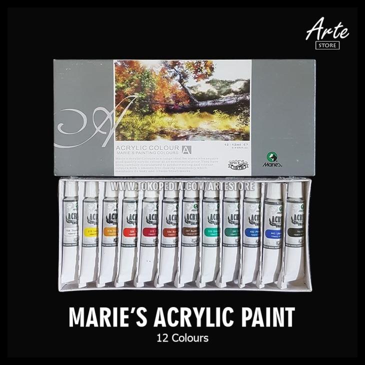 

BISA COD CAT ACRYLIC SET 12 WARNA TERBAIK 11