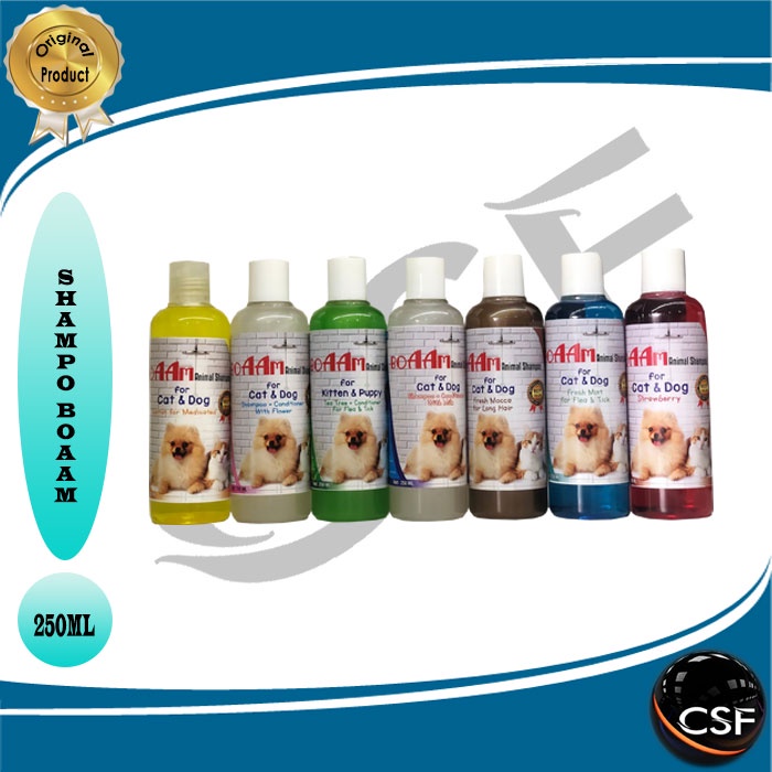 Shampoo wangi anti kutu untuk Anjing Kucing - BOAAM All Varian