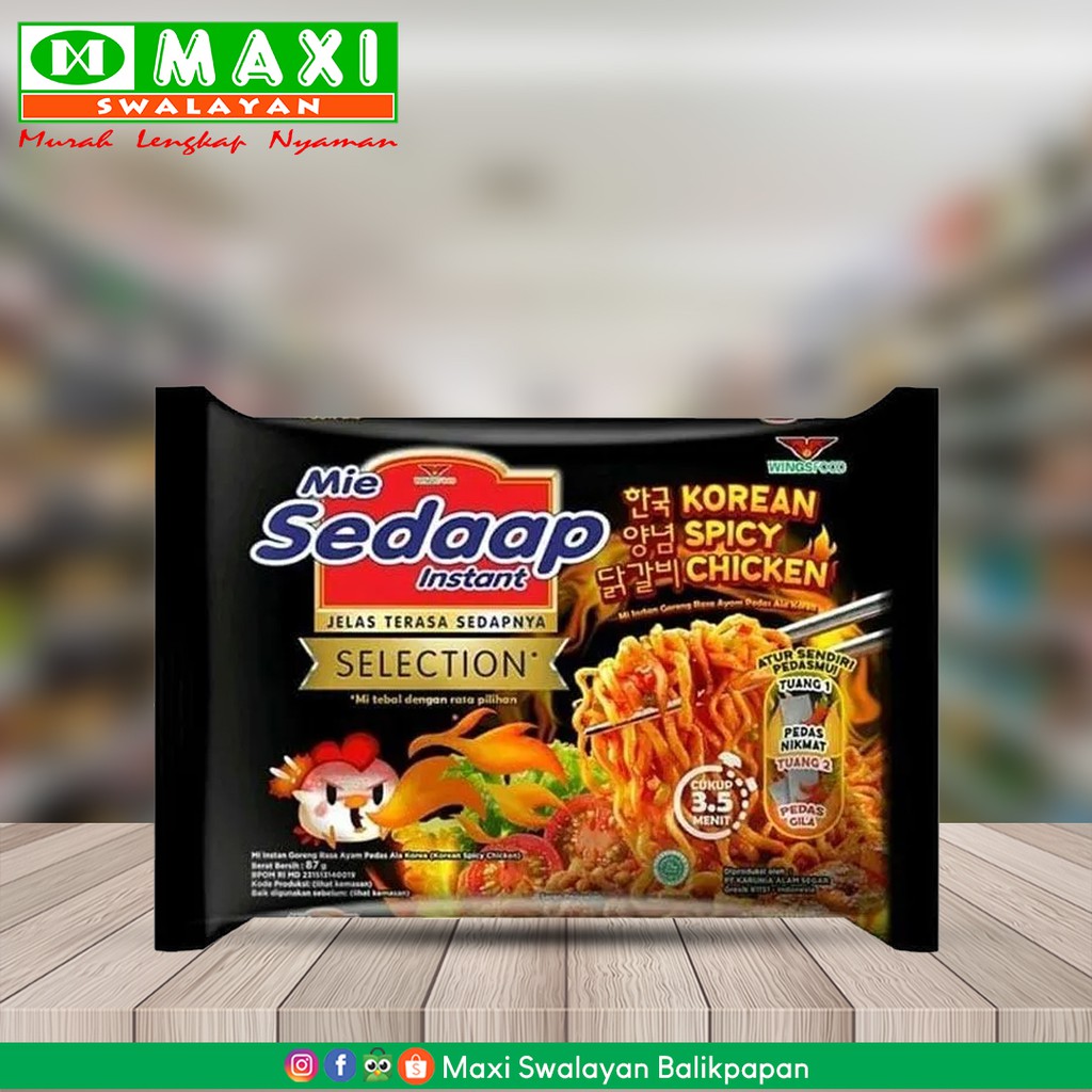 

Mie Sedaap Korean Spicy Chicken