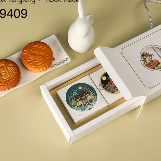 

Terlaku. JWWAU Kotak Mooncake isi 4| sekat 4| K9409 dus Kue Bulan| Box| Packaging | K90| K94 79 Ready