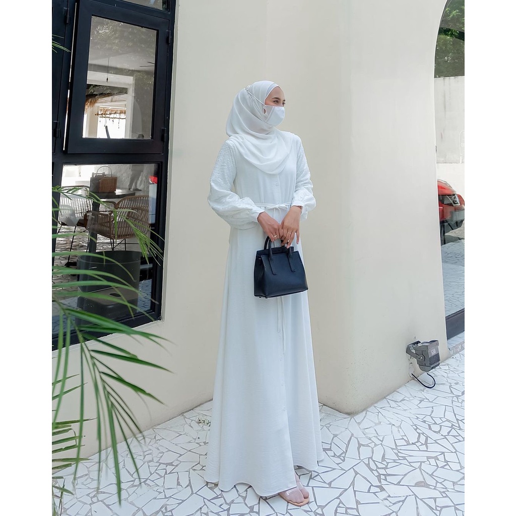 Dress Terbaru Alma Ukuran Jumbo M L XL XXL 3XL 4XL 5XL-Gamis Terbaru Alma Ukuran Jumbo M L XL XXL 3XL 4XL 5XL bahan Crincle