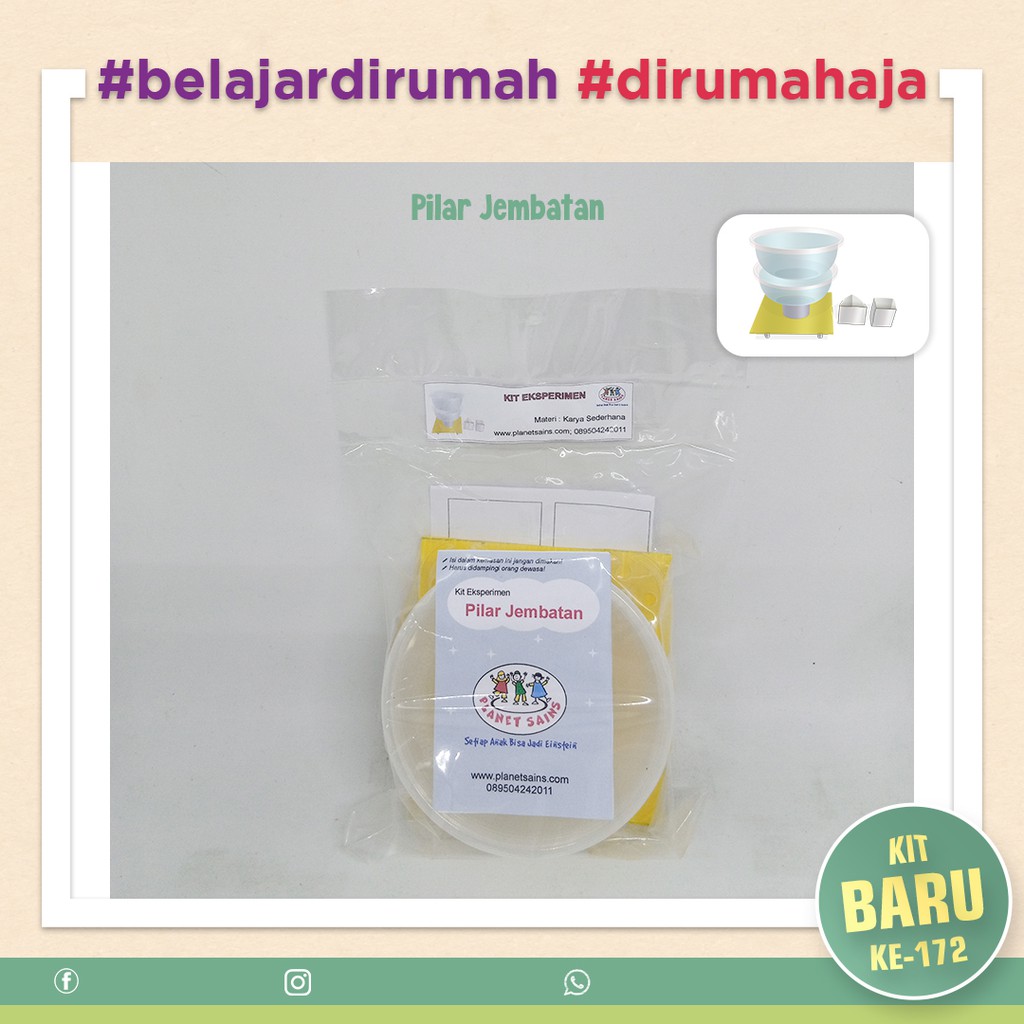PILAR JEMBATAN - Mainan Anak SD - Eksperimen Sains #dirumahaja