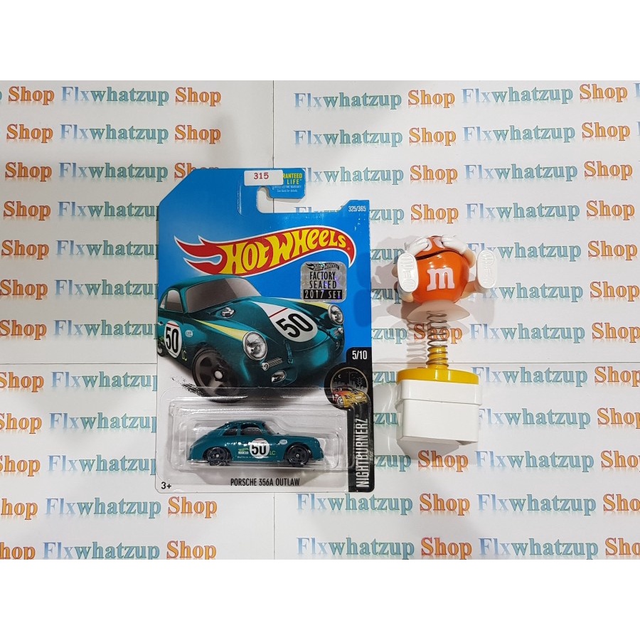 Hot Wheels Porsche 356A Outlaw (NIGHTBURNERZ) - BLUE FS + US Card