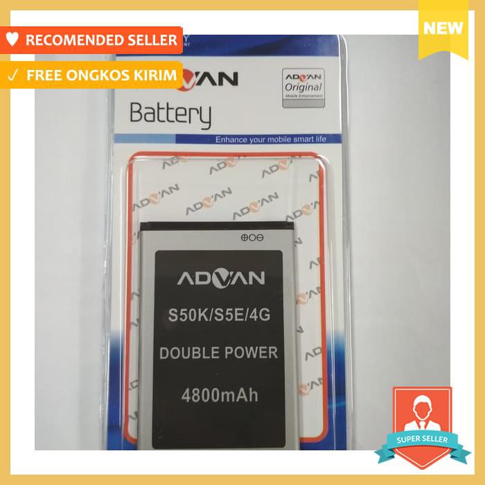 BATERAI HANDPHONE - BATERAI ADVAN S5E 4G BATTERY ADVAN S50K ORIGINAL BATRE 2IC 4800MAH