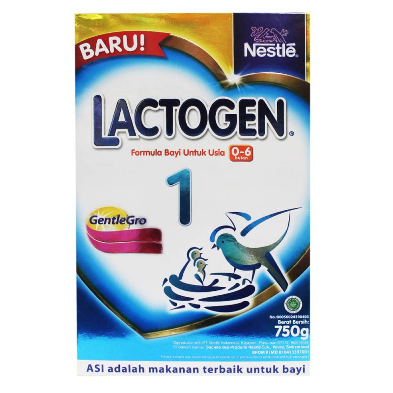 

Lactogen 1 750g . Untuk usia 0-6 bulan