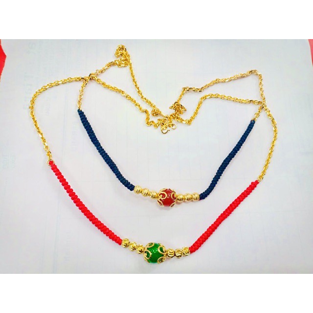 Kalung tali / kalung cewek / yaxiya / lapis emas / xuping /kalung unik