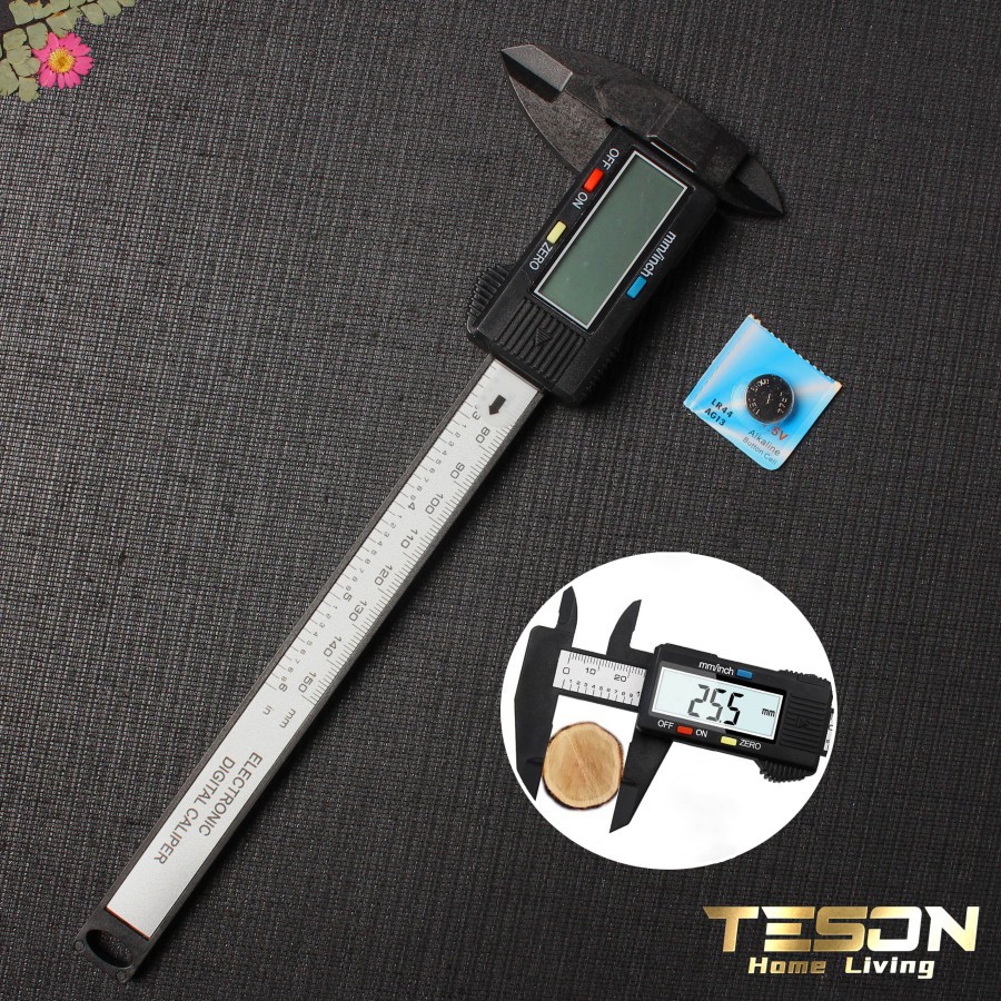 #TERMURAH!!! Jangka Sorong Digital Sigmat Sketmat LCD Vernier Caliper Carbon 150mm