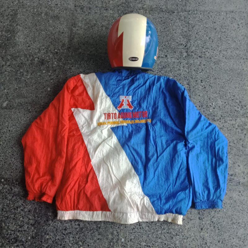 jaket hmc honda original dan helm hmc original