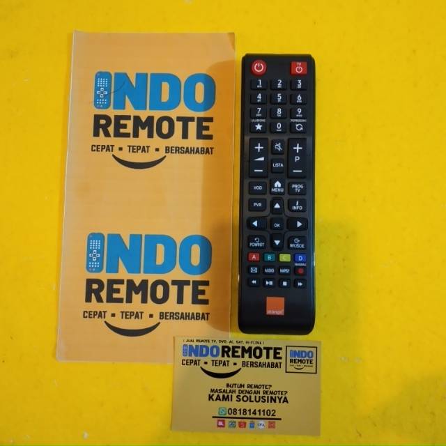 REMOTE REMOT TV PARABOLA ORANGE TV ORIGINAL