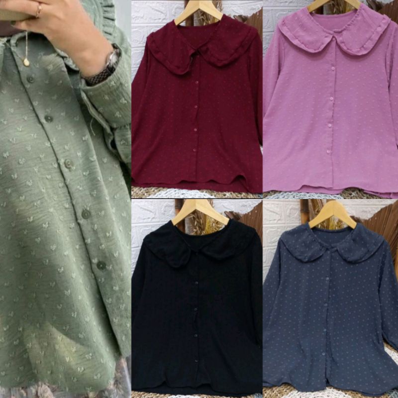 SORA BLOES BAHAN CRINKLE URAGIRI