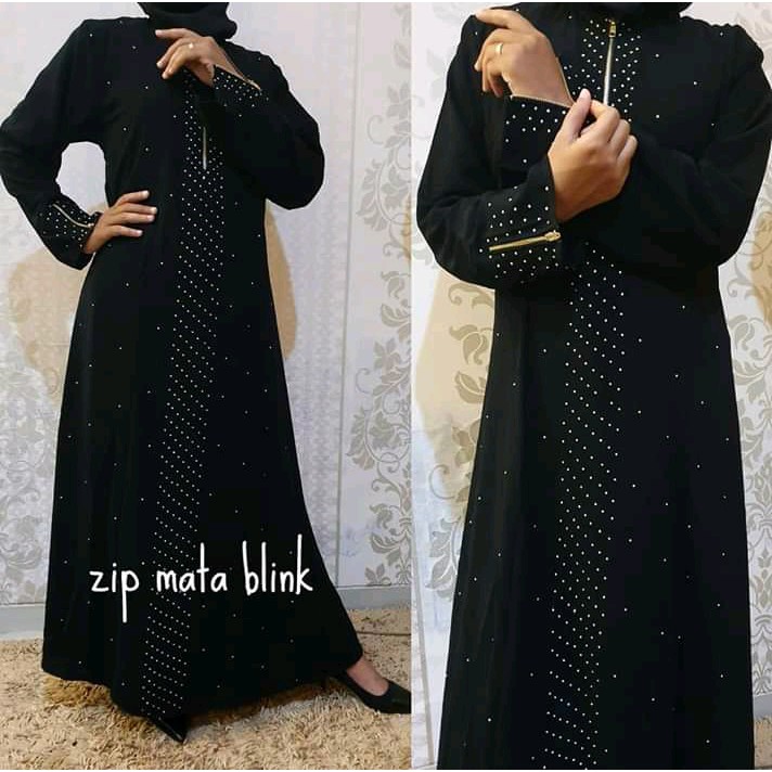 murah gamis turkey-jubah turkey- busana muslim - abaya remaja terbaru-abaya arab kekinian-abaya turki terbaru-motif zy mata blink