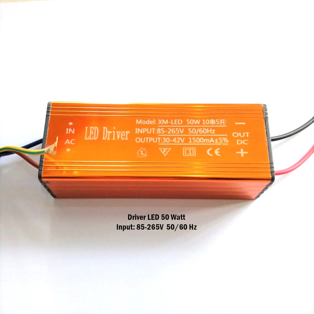 LED Driver 50 watt WATERPROOF CASING BESI