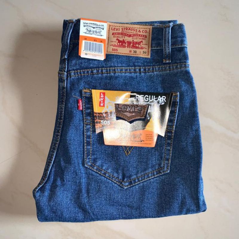 Celana Jean Pria Standar Jeans Cowok Panjang Uk 27-38 Original