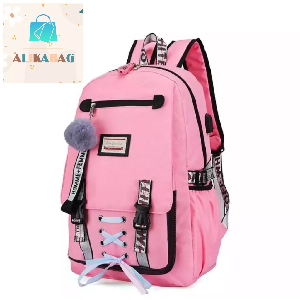 ALIKA BAG - Tas Ransel Wanita  ALL OFF Aulia School Backpack