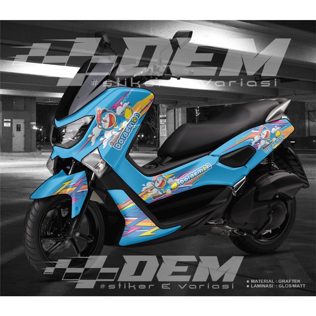 decals sticker nmax doraemon