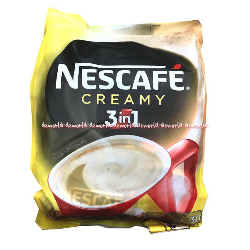 

PROMO Nescafe Creamy 3in1 Kopi Bubuk Lebih Ringan Coffee Instan Isi 30 sacht