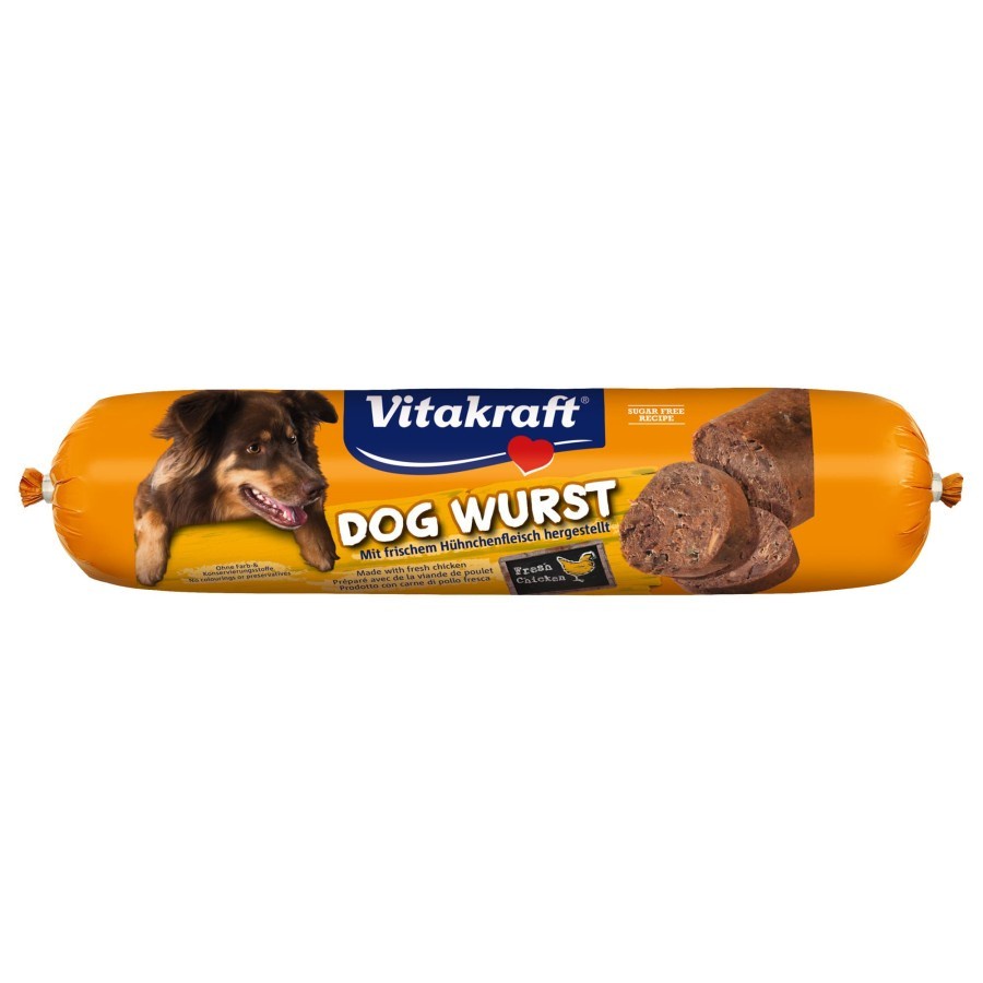 Giant Dog Sausage Makanan Anjing Snack Sosis Vitakraft Wurst Breed 1kg