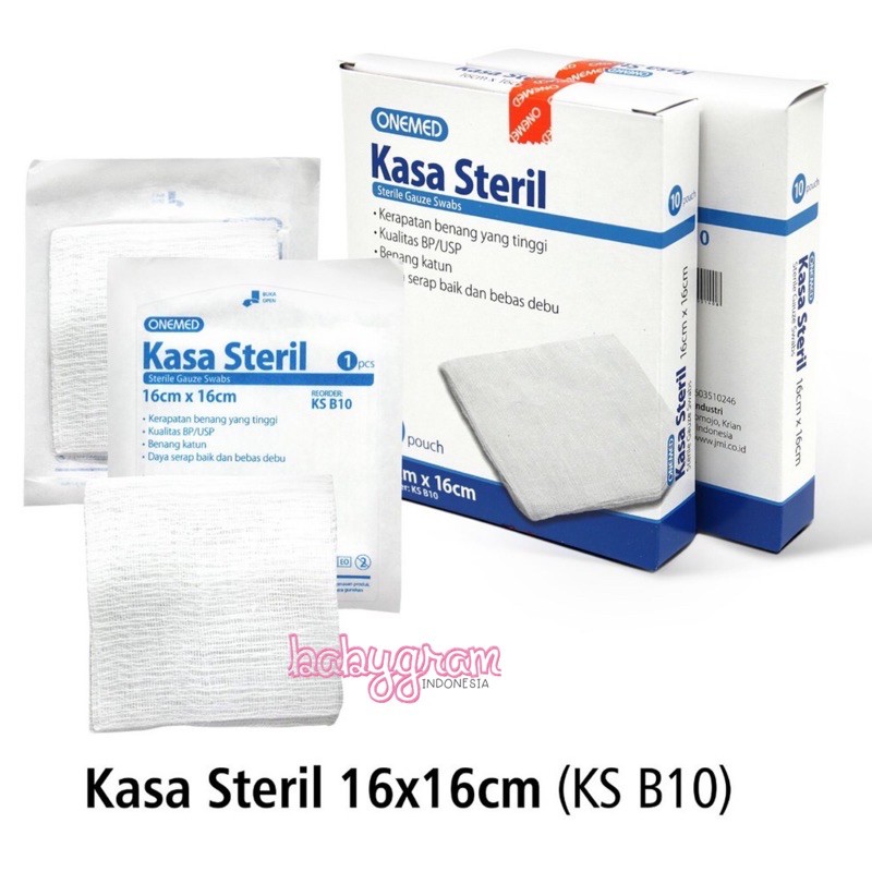 ORIGINAL Kasa Steril  16x16cm Onemed Gauze Swab Steril  